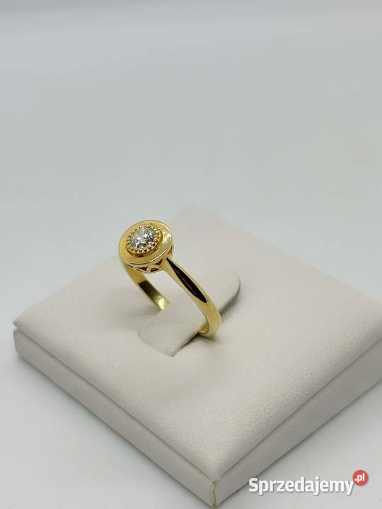 Nowy Złoty Pierścionek pr 585 245g Rozmiar 12