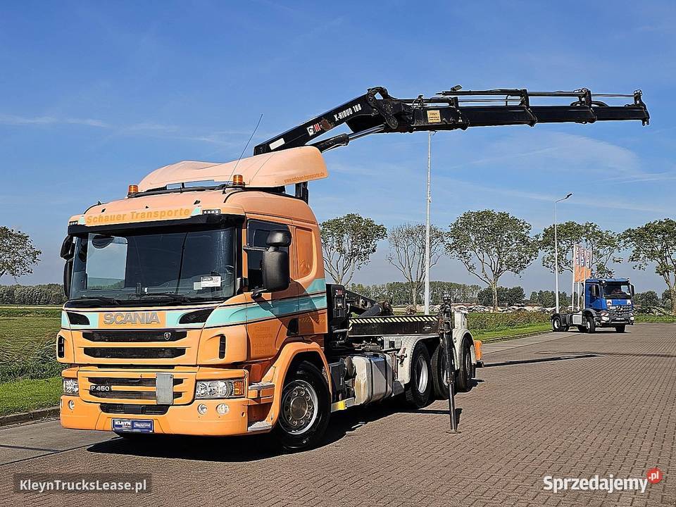 Scania P450 8X46 HIAB 188E3 hakowiec 2017 półautomatyczna