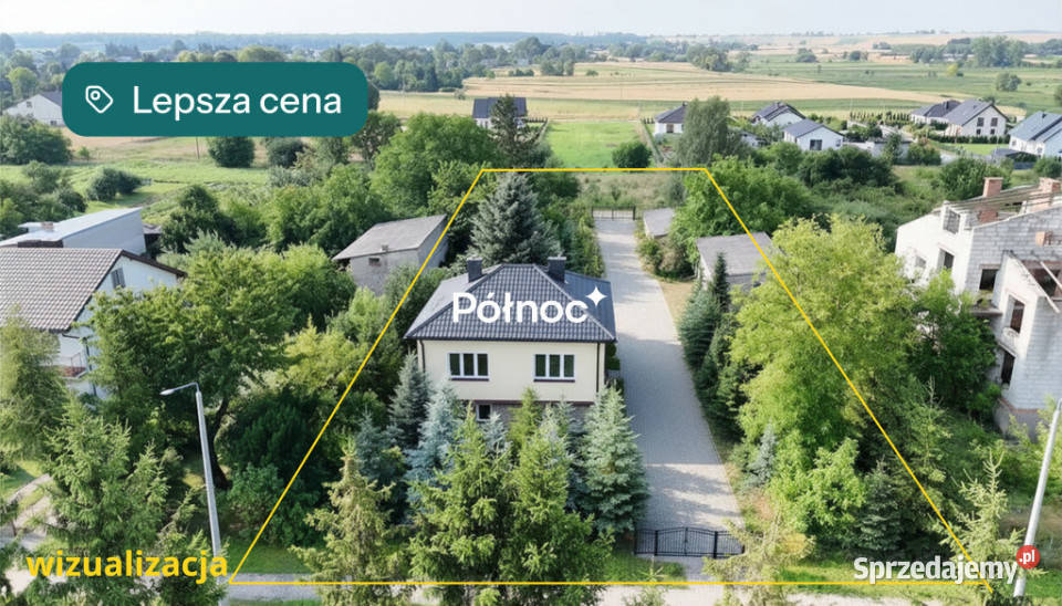 Dom z dwoma mieszkaniami Duża działka 025 ha Liczba pokoi 7 lubelskie Hrubieszów sprzedam