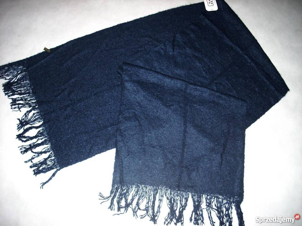 SZAL granatowy elegancki NOWY Nowy Sącz