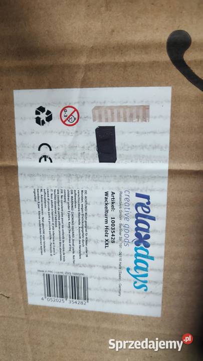 relaxdays xxl drewniane klocki 54 Książ Wielkopolski