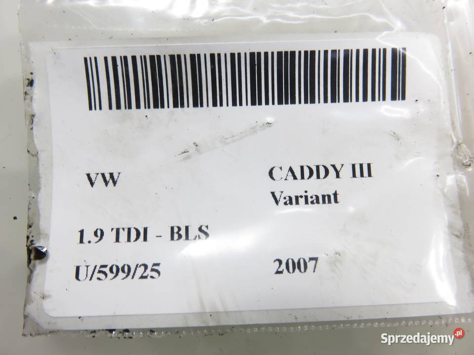 RURA INTERCOOLERA VW CADDY III 19 TDI osobowe Przewody powietrza