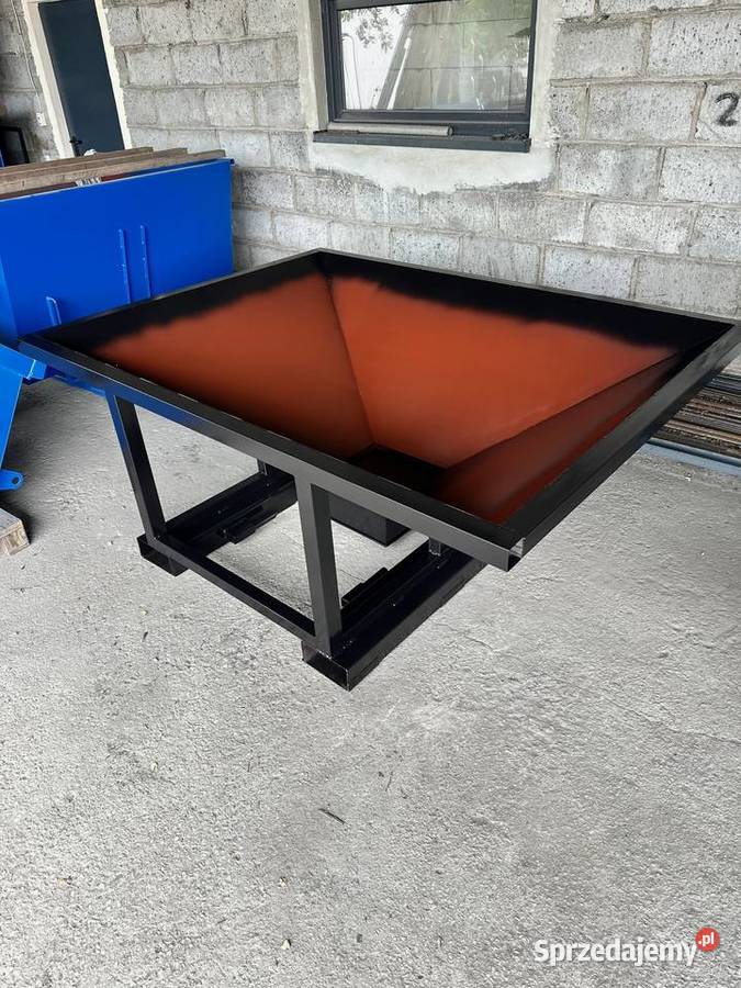 Kosz Kontener zasypowy paczkarka zasobnik 3m3 Niedrzew Pierwszy