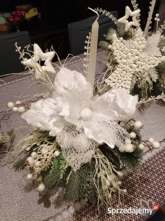 stroik ozdoba bąbki świerk śnieg tuja bombki mazowieckie Sierpc
