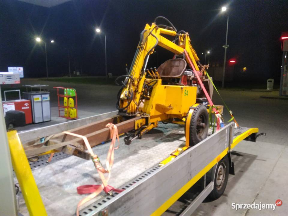 Minikoparka krocząca diesel sprytny sprzęt Koparki Sopot