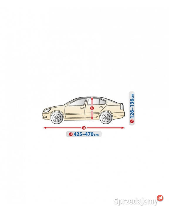 Pokrowiec na samochód Optimal Plandeka 425470 Mrągowo sprzedam