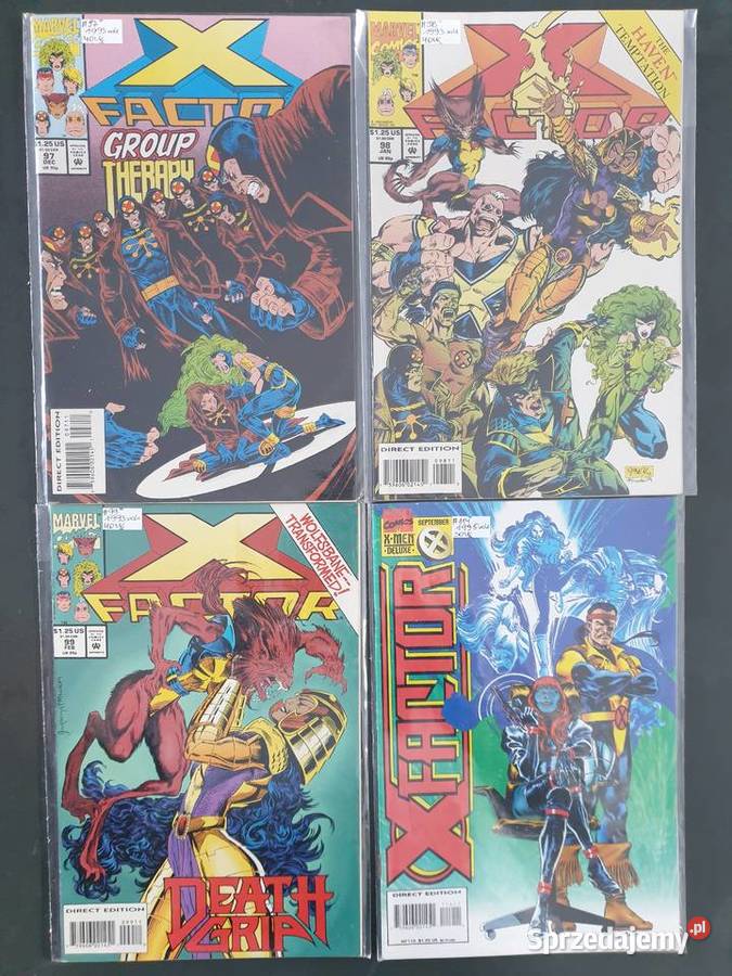 XFactor kolekcja 30 oryginalnych komiksów Marvel Kultura i Rozrywka Gdynia