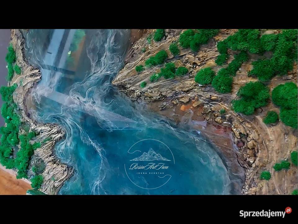 Obraz żywica epoxydowa rzeźba naturalny mech Rzeszów sprzedam