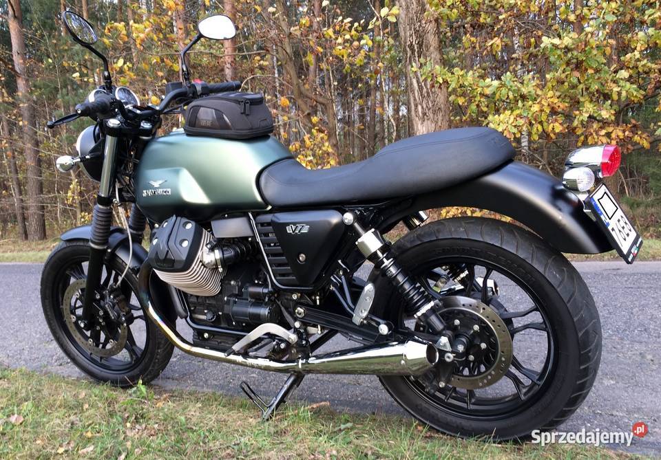 MOTO GUZZI styl Cafe Racer unikatowa zieleń Moto Guzzi Warszawa