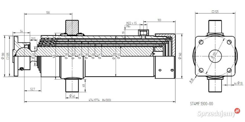 Zestaw Hydrauliczny Wywrotu na 3 str 43 m 1300 Solec Kujawski