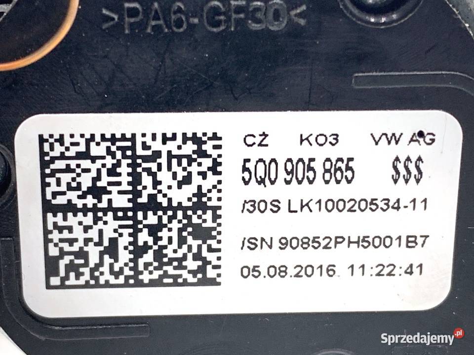 STACYJKA VW GOLF VII 1K0905851 16 110 KLUCZYK osobowe