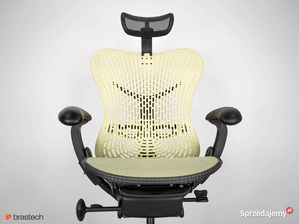Fotel biurowy Herman Miller Mirra z zagłówkiem Sątoczno
