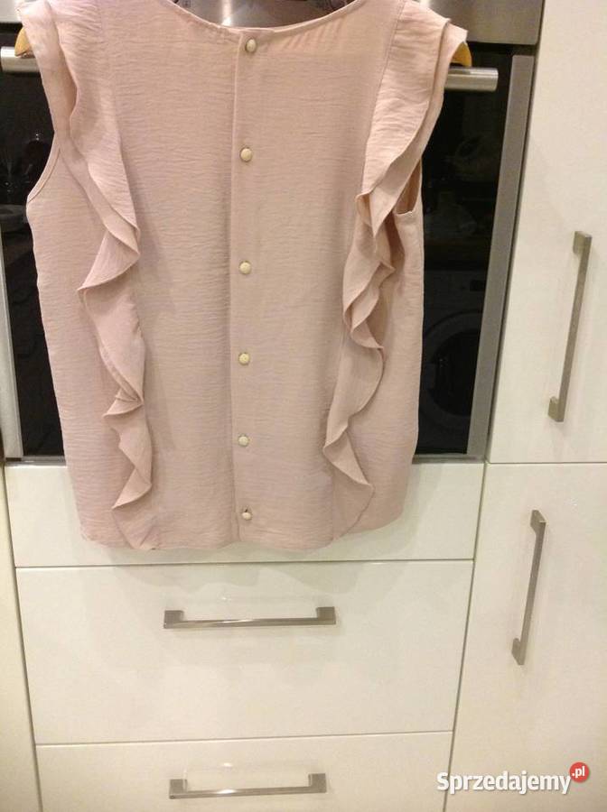 Bluzka Damska z Falbanami SMM Pudrowy Róż j Nowa Rozmiar 38(M) Nowa Sól sprzedam