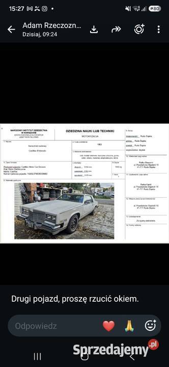 Cadilak Eldorado automatyczna śląskie