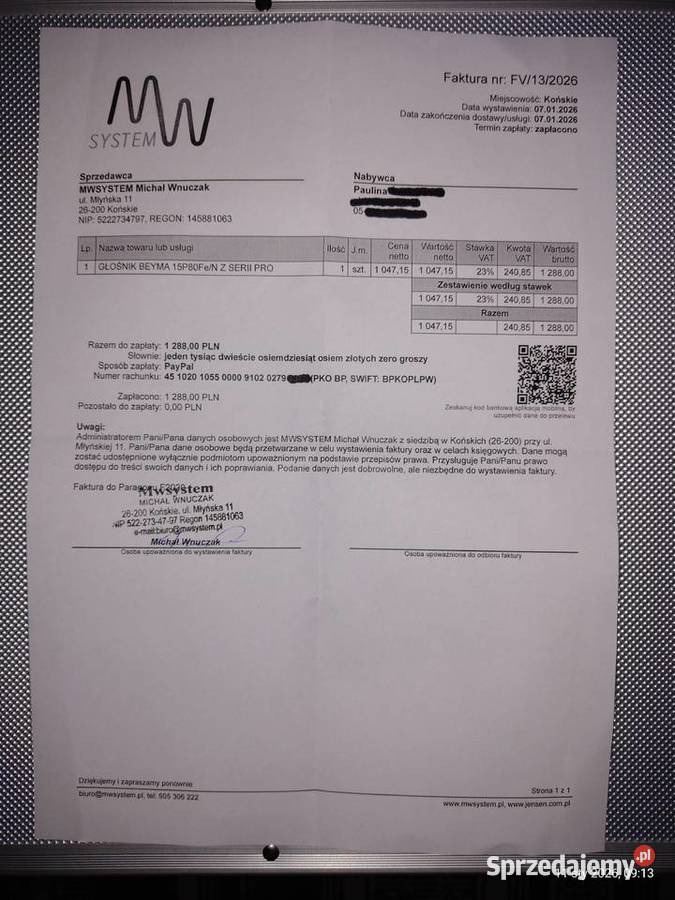 Kolumny EstradoweLimited Edition