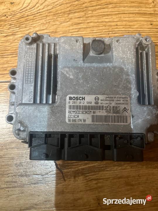 Komputer silnika citroen peugeot 0281012980 Margonin sprzedam