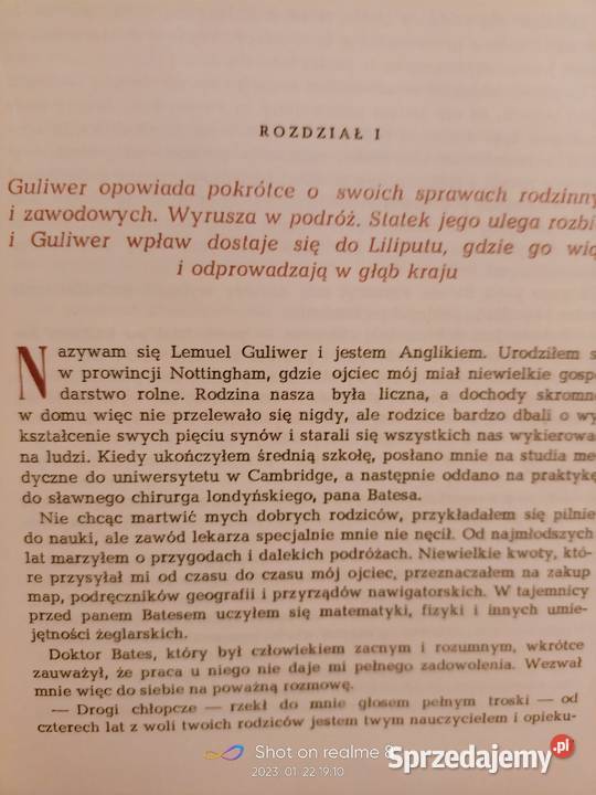 Podróże Guliwera Swift książki prezenty unikat Rok wydania 1989 Warszawa