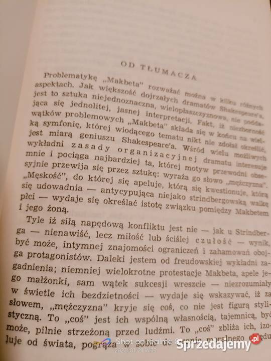 Makbet Szekspir biblioteka lektury szkolne sprzedam