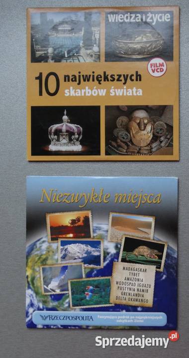Ciekawe 2 płyty Niezwykłe miejsca i Największe Warszawa