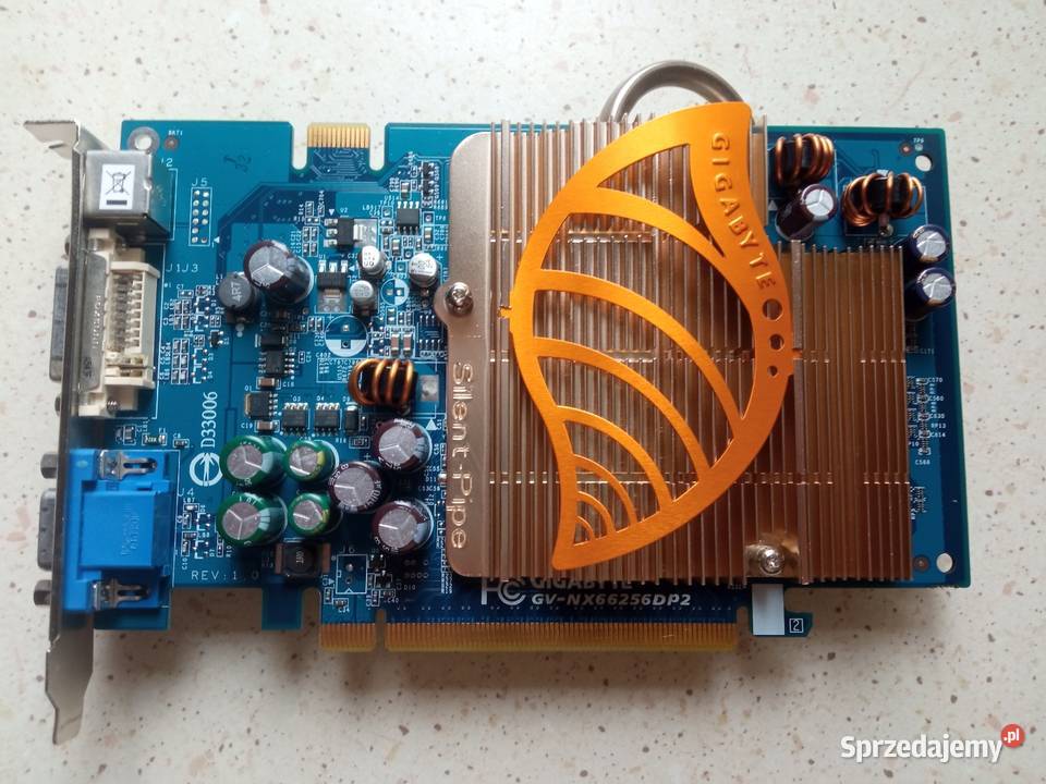 Karta Graficzna GIGABYTE GVNX66256DP2 NVIDIA Gigabyte Kielce