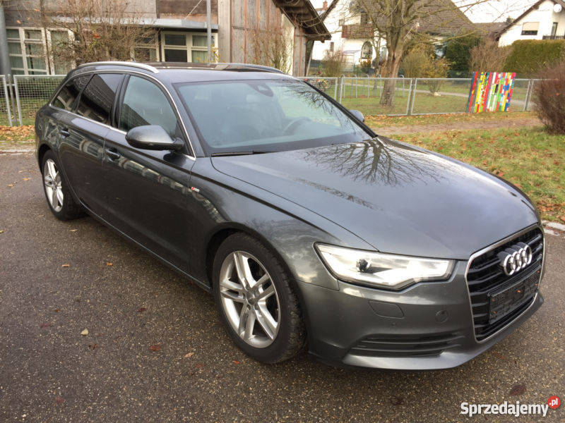 AUDI A6 C7 20 177 SLINE MANUAL BIXENON DUŻA NAVI sprowadzony Lublin