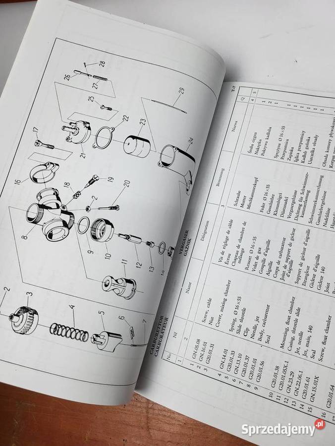 INSTRUKCJA WFM M06 KATALOG CZĘŚCI Rybnik