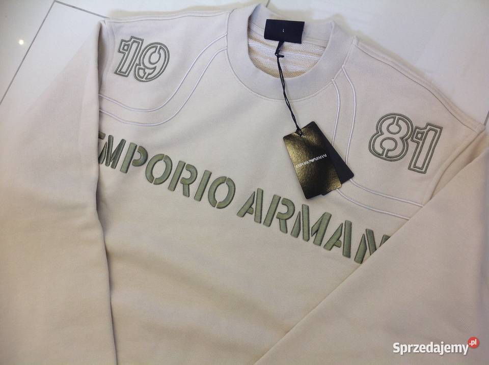 Bluza Męska EMPORIO ARMANI XL NOWA Armani Odzież codzienna Odzież i bielizna męska Nowa Sól