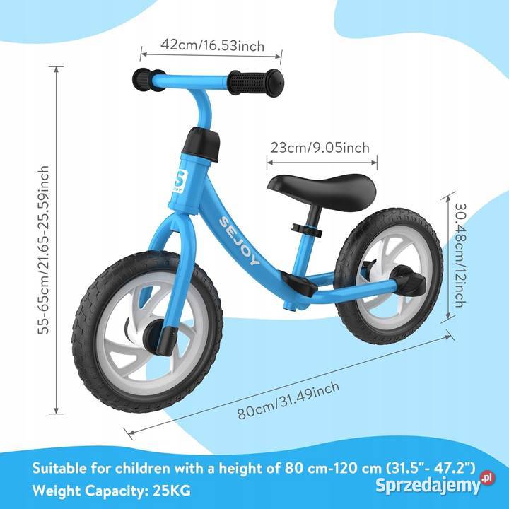 Rower Biegowy Sejoy Lekki Rower Biegowy Sejoy Rowerki Brzozów