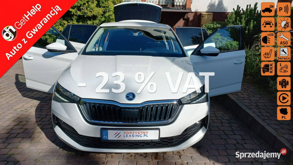 koda Scala Kamera cofania Grzane fotele Scala pomorskie