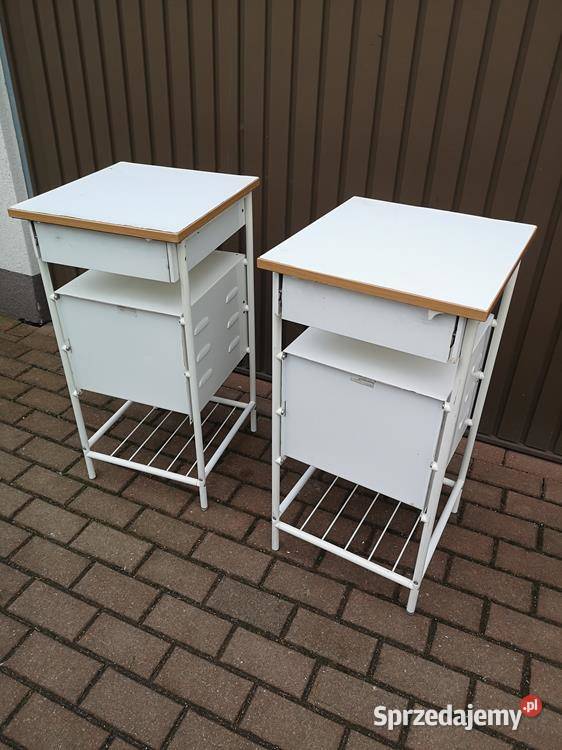 Stoliki Szafka Metalowa Medyczna Stara Szpitalna Swarzędz