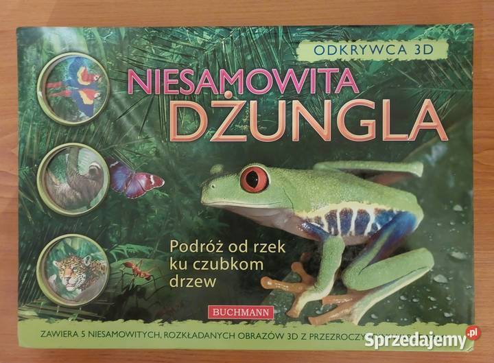 Odkrywca 3D Niesamowita dżungla Jane Green Książki dla dzieci dolnośląskie Wrocław