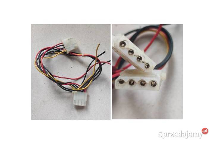 złącze kable zasilające molex amp podłączenie