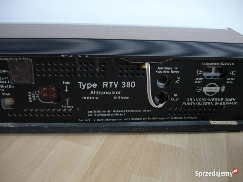 Radio GRUNDIG RTV380 Zielona Góra