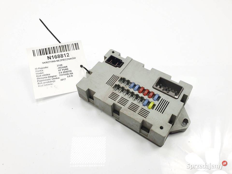 SKRZYNKA BEZPIECZNIKÓW JAGUAR XF PURE kujawsko-pomorskie Lipno sprzedam