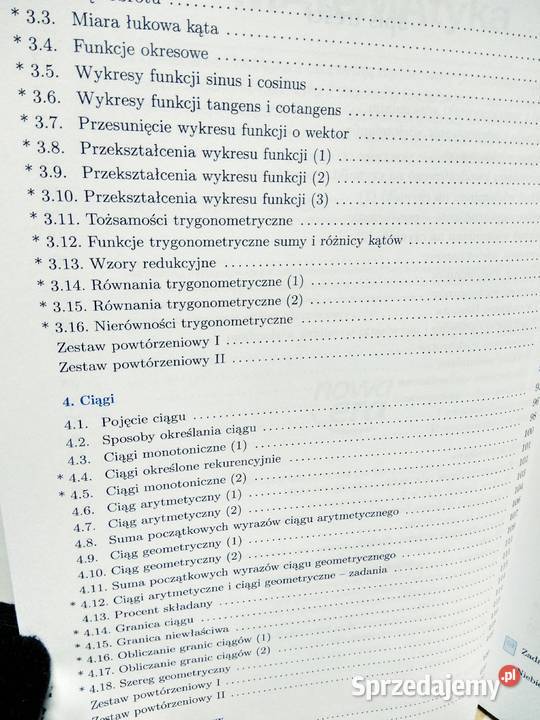 Matematyka 2 rozszerzenie ćwiczenia mazowieckie Warszawa