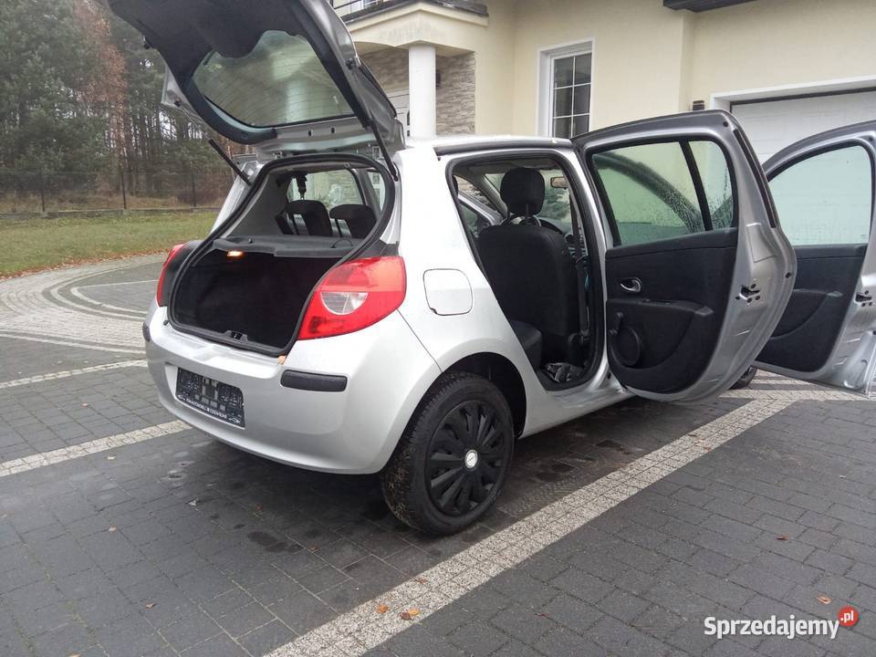 RENAULT CLIO 12 BENZYNKA 5 DRZWI Z KLIMATYZACJA Rok produkcji 2008 pomorskie Kościerzyna