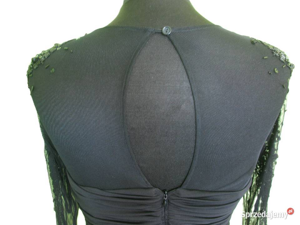 Sukienka mała czarna 34 XS biust 80 Ashley Bez wzoru Siedlce