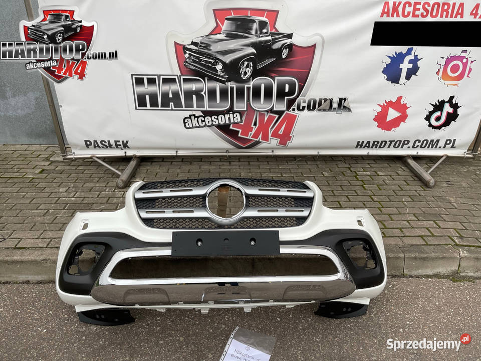 ZDERZAK Mercedes X 2018 CHROM Oryginalny 5 Motoryzacja Pasłęk