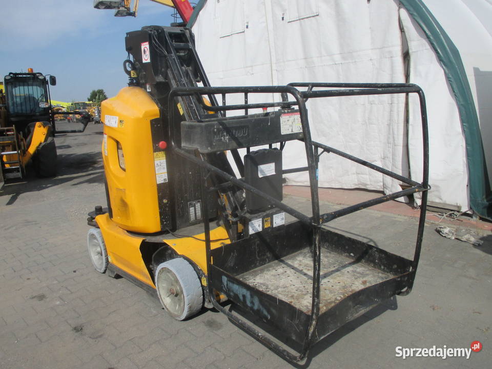 Podnośnik koszowy Manitou 100VJR uszkodzony tak Pleszew