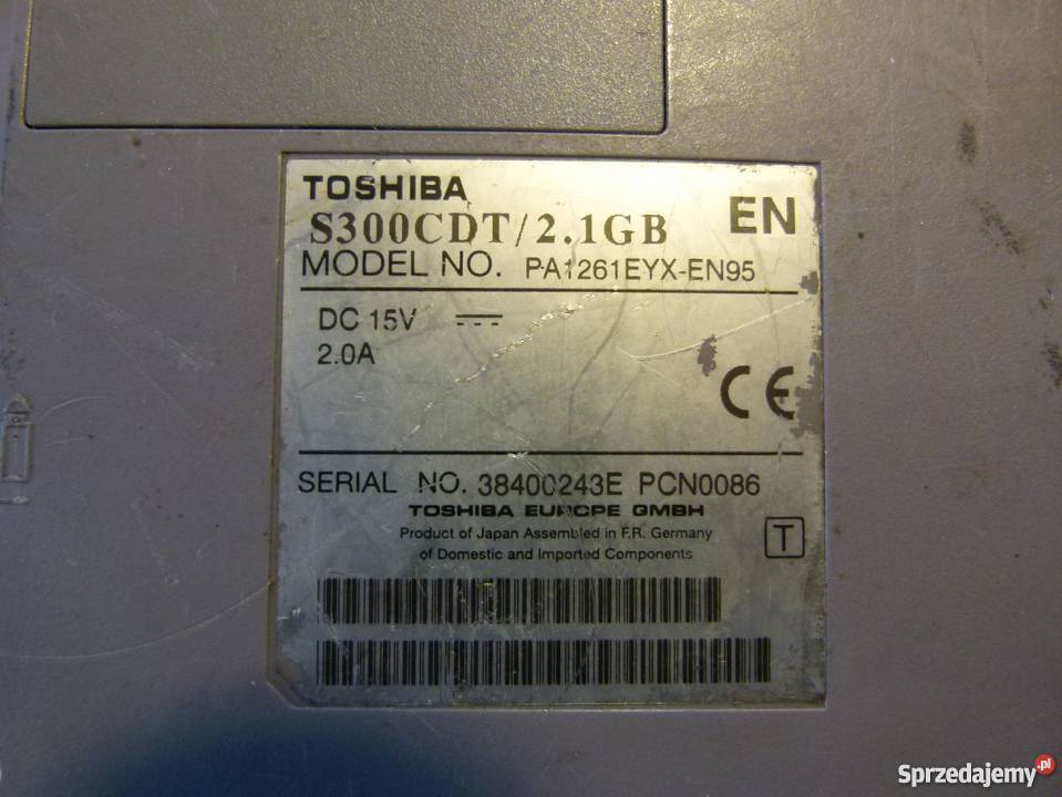 Laptop Toschiba Satellite 300CDT zabytek vintage Laptopy i netbooki Zamość