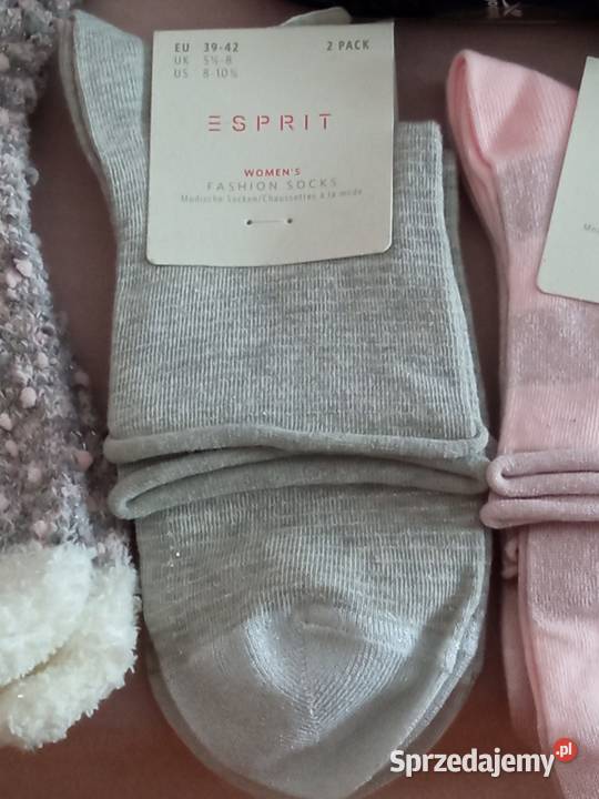 skarpetki ESPRIT delikatny ściągacz 3942 2 pary Skarpety i podkolanówki Kraków
