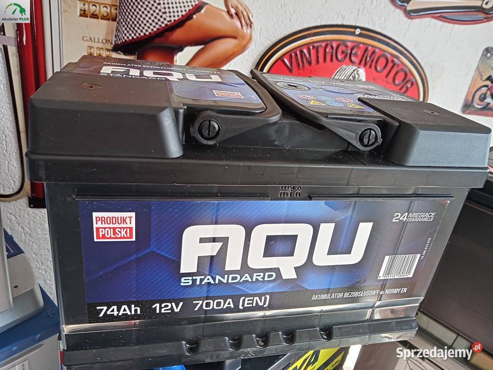 Akumulator AQU 74Ah 700A P Częstochowa Układ elektryczny śląskie