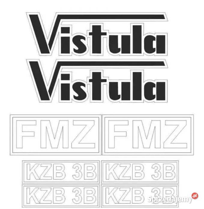 Naklejki oklejenie naklejka VISTULA FMZ KZB 3B Janików