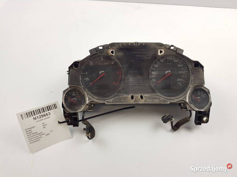 LICZNIK ZEGAR 4E0920901 AUDI A8 D3 Lipno sprzedam
