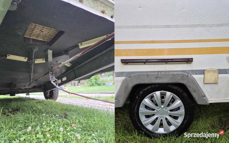 Przyczepa kempingowa Knaus Country 550m kemping Zielona Góra