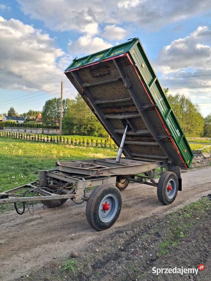 Przyczepa wywrotka d47 zarejstrowana Rzgów