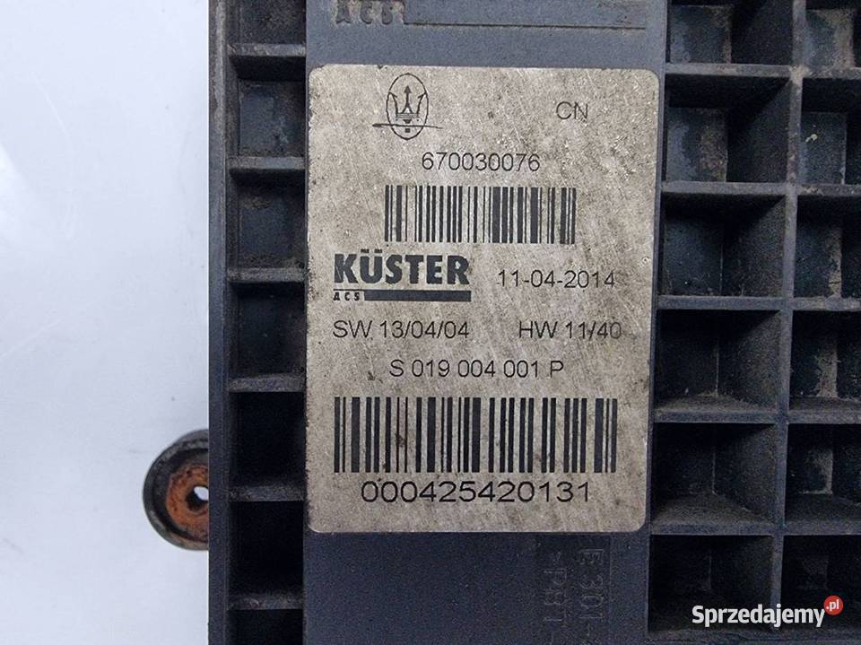 HAMULEC RĘCZNY MASERATI GHIBLI 670030076 Lipno