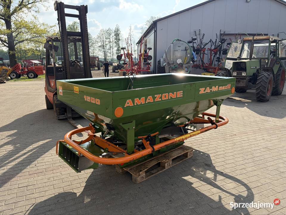 Rozsiewacz nawozów Amazone M MaxiS 1500 siewka mazowieckie Myszyniec sprzedam