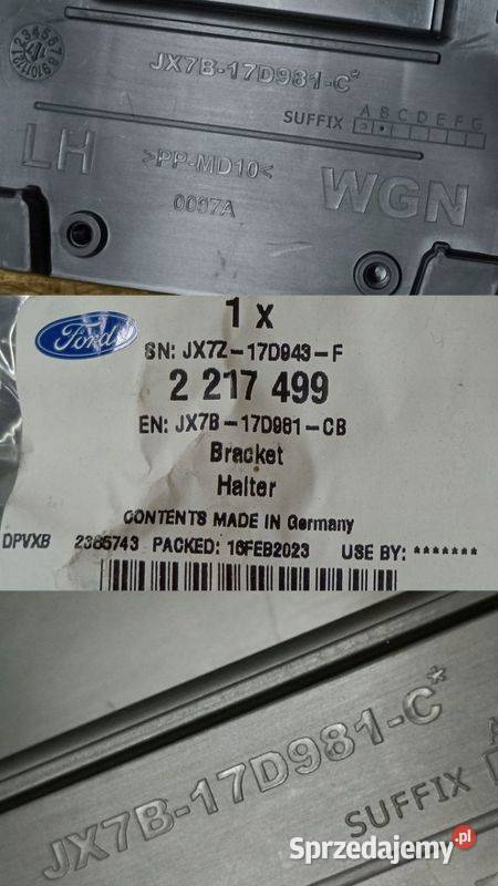 FORD FOCUS MK4 ŚLIZG ZDERZAK LEWY TYŁ