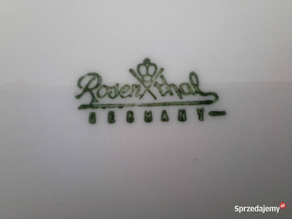 Rosenthal Maria Biała Komplet 3 talerzy 20 biały pomorskie Gdańsk